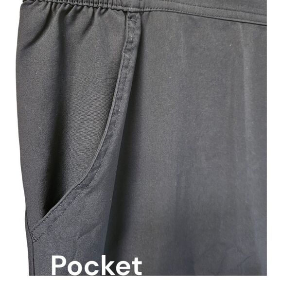 D&CO BEACH Shorts Plus Size Black High Rise Silky Dress Shorts Size 22W - Picture 8 of 13